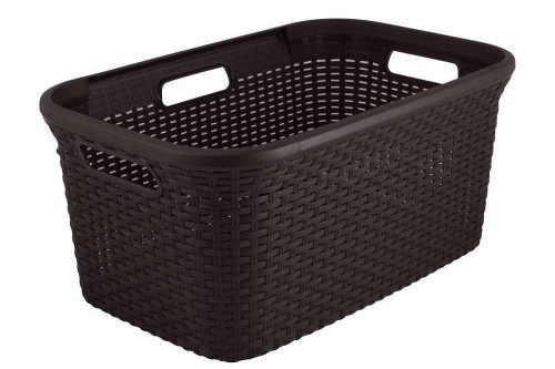 Curver Rattan style szennyeskosár 45L - barna