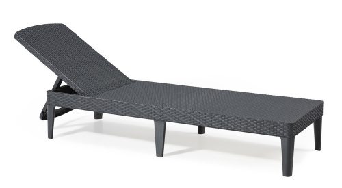 Keter Jaipur exkluzív polyrattan kerti nyugágy - grafit - 188 cm 