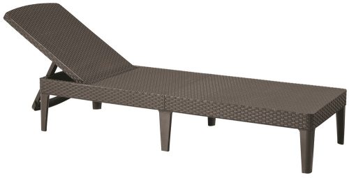 Keter Jaipur exkluzív polyrattan kerti nyugágy - cappuccino - 188 cm