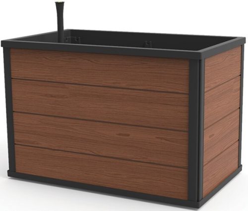 Keter Maple mobile urban brown műanyag emelt ágyás, 88 literes, barna színű